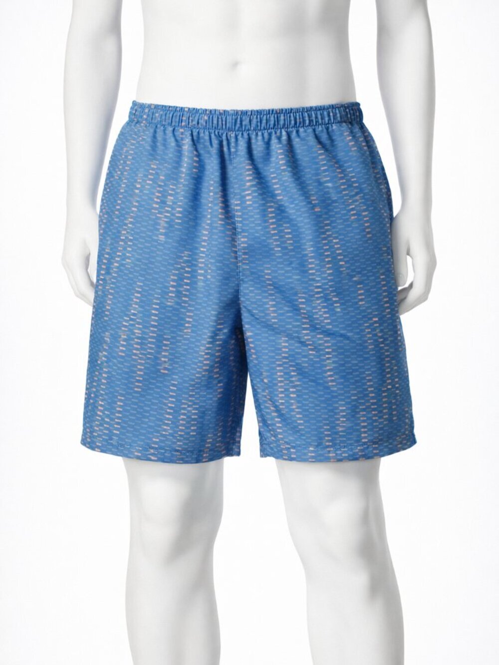 Nike Dri-Fit Men's XL Blue Orange Dotted Athletic Shorts